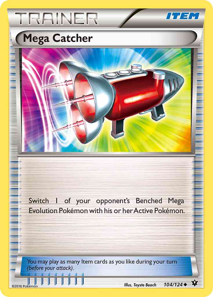 Mega Catcher - 104/124 - Uncommon [xy10-104] [Non-Holo]