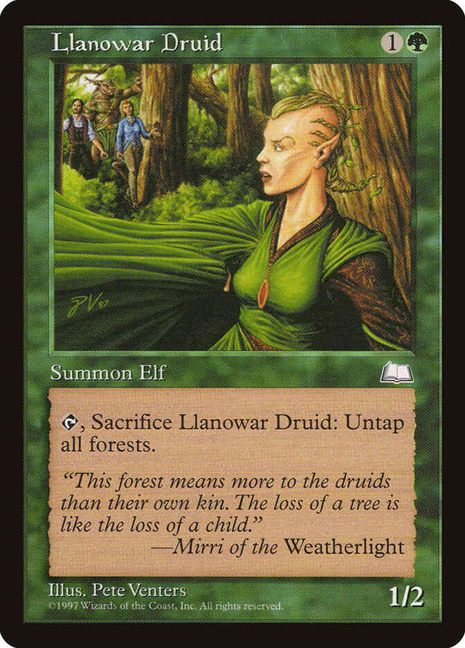 Llanowar Druid [133] [Weatherlight] [Non-Foil]