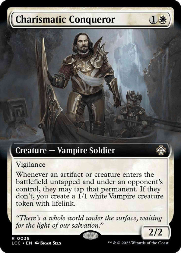 Charismatic Conqueror [38] [Extended Art] [The Lost Caverns of Ixalan: Commander] [Non-Foil]