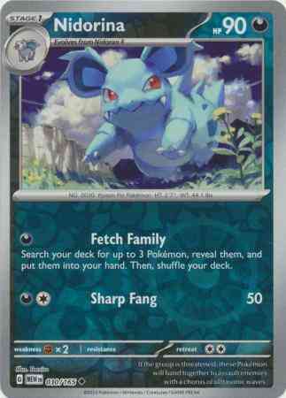 Nidorina - 030/165 - Uncommon [sv035-030] [Reverse Holo]