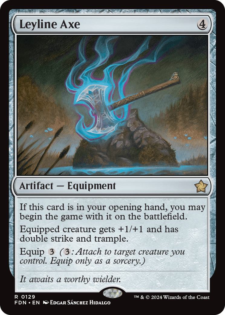 Leyline Axe [129] [Foundations] [Non-Foil]