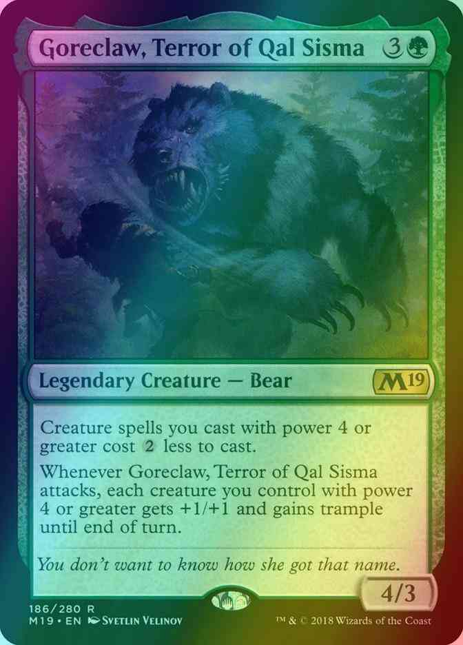 Goreclaw, Terror of Qal Sisma [186] [Core Set 2019] [Foil]