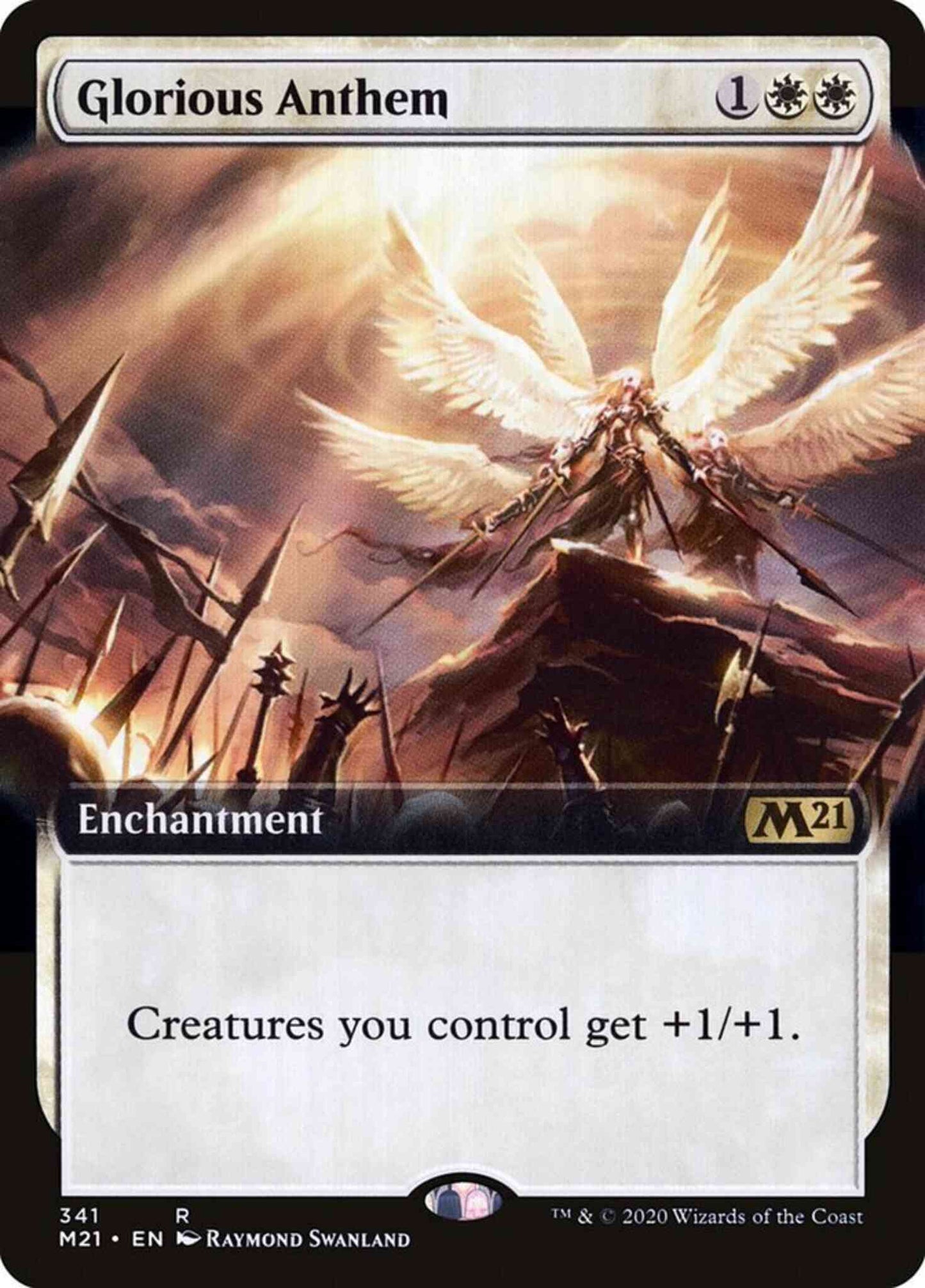 Glorious Anthem [341] [Extended Art] [Core Set 2021] [Non-Foil]