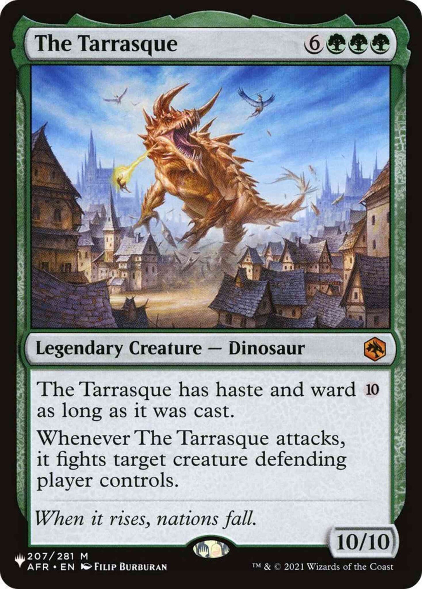 The Tarrasque [AFR-207] [The List] [Non-Foil]