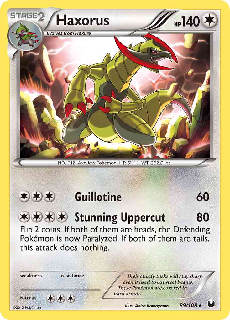 Haxorus - 89/108 - Rare Holo [bw5-89] [Holo]