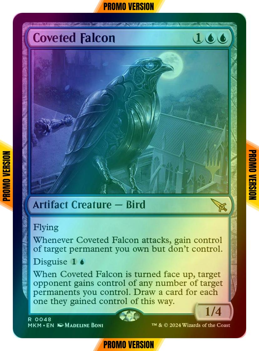 Coveted Falcon [48p] [Promo Pack] [Murders at Karlov Manor: Promos] [Foil]