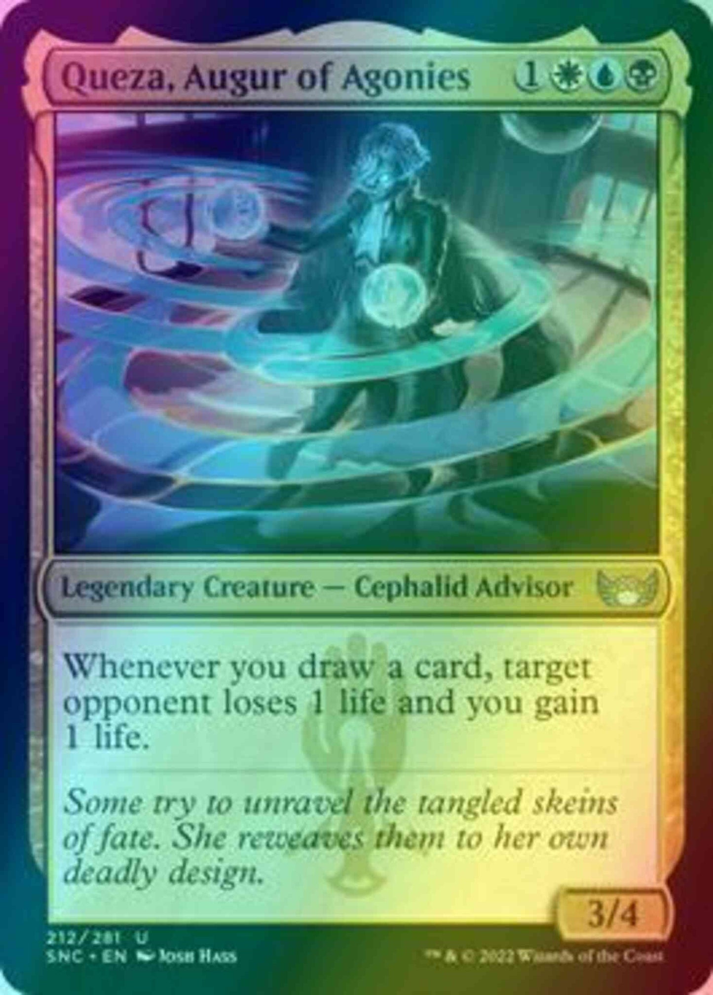 Queza, Augur of Agonies [212] [Streets of New Capenna] [Foil]