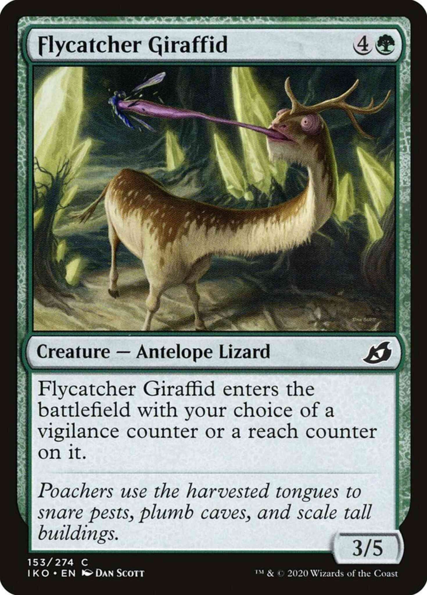 Flycatcher Giraffid [153] [Ikoria: Lair of Behemoths] [Non-Foil]