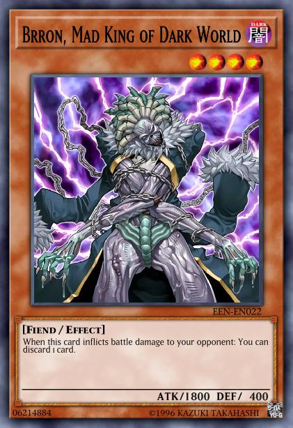 Brron, Mad King of Dark World - EEN-EN022 - Rare - 1st Edition