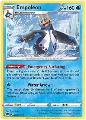 Empoleon - 037/172 - Rare Holo [swsh9-037] [Holo]