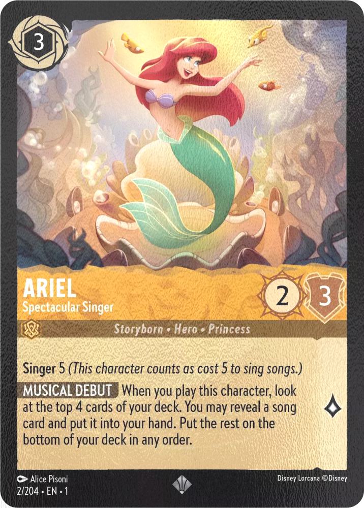 Ariel - Spectacular Singer - 2/204 [The First Chapter] [Cold Foil]