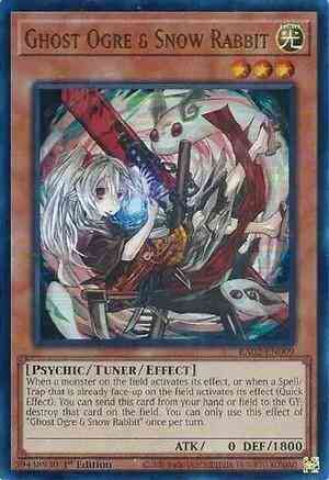 Ghost Ogre & Snow Rabbit - Alternate Art - RA02-EN009 - Ultra Rare - 1st Edition