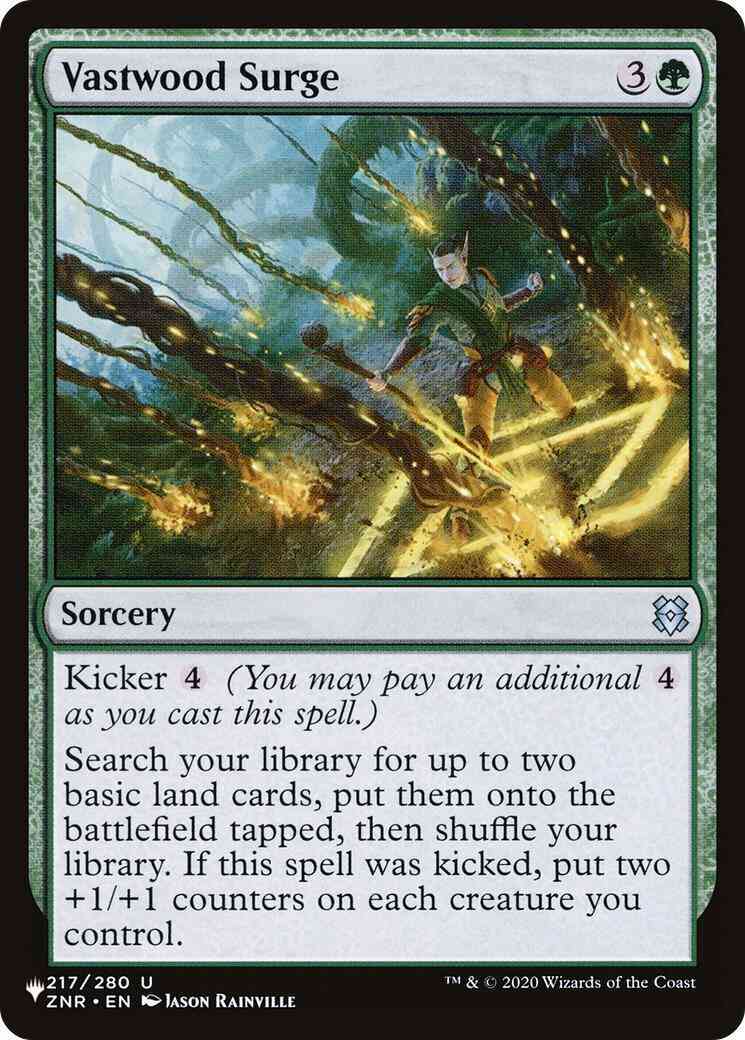 Vastwood Surge [ZNR-217] [The List] [Non-Foil]