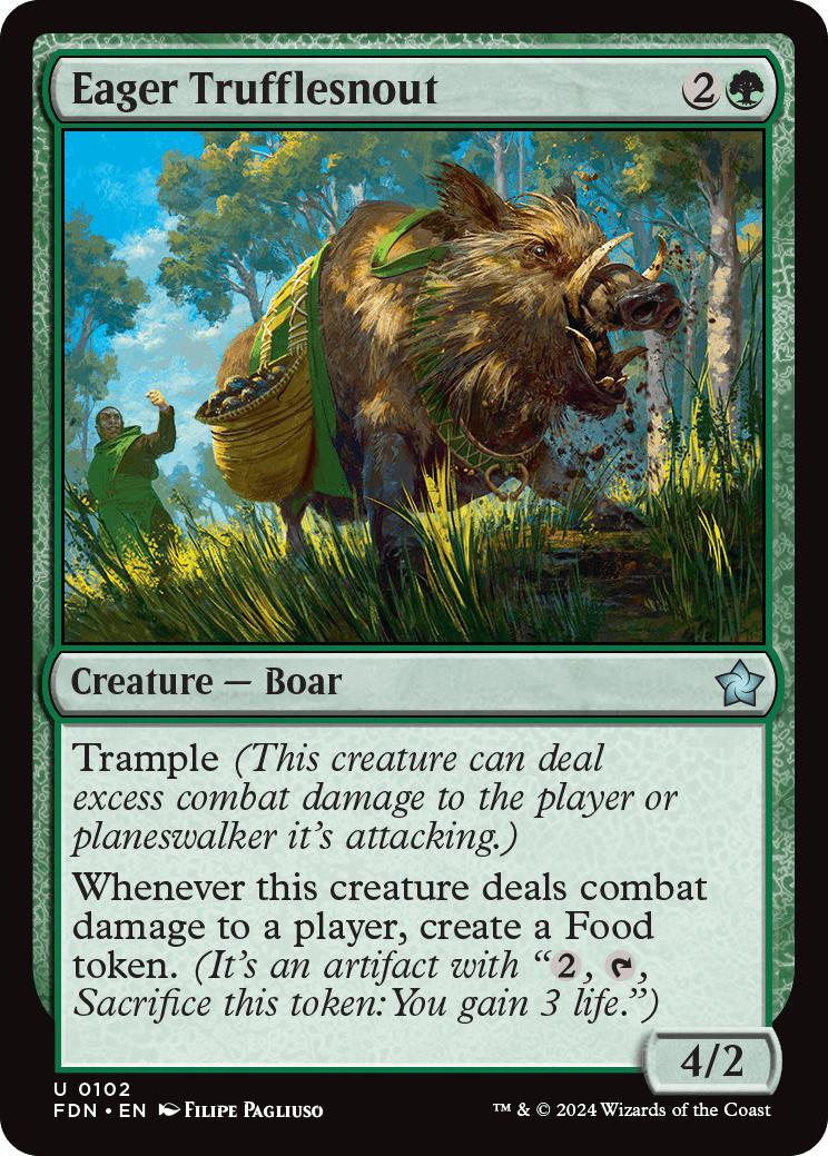 Eager Trufflesnout [102] [Foundations] [Non-Foil]