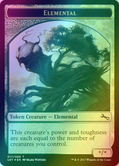 Elemental Token [17] [Unstable Tokens] [Foil]