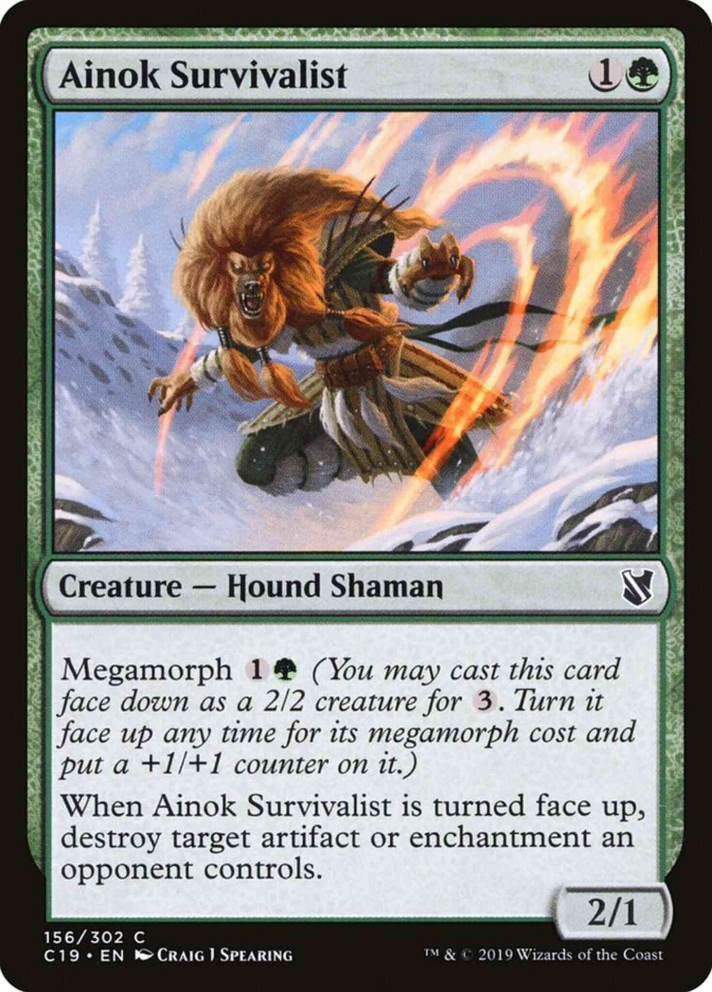 Ainok Survivalist [156] [Commander 2019] [Non-Foil]