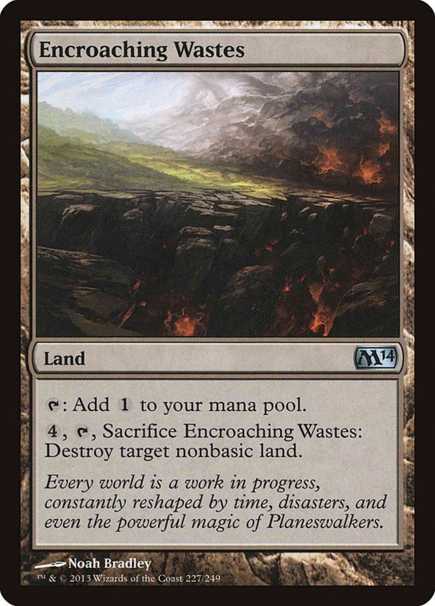 Encroaching Wastes [227] [Magic 2014] [Non-Foil]