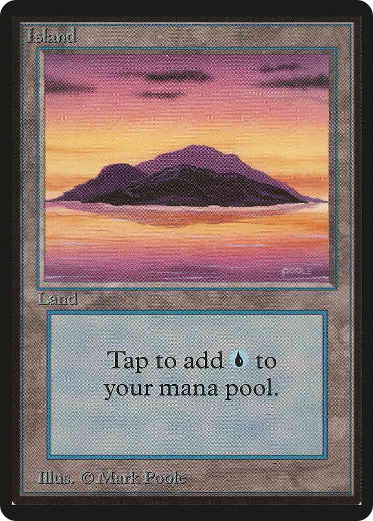 Island [Left Island] [291] [Limited Edition Beta] [Non-Foil]