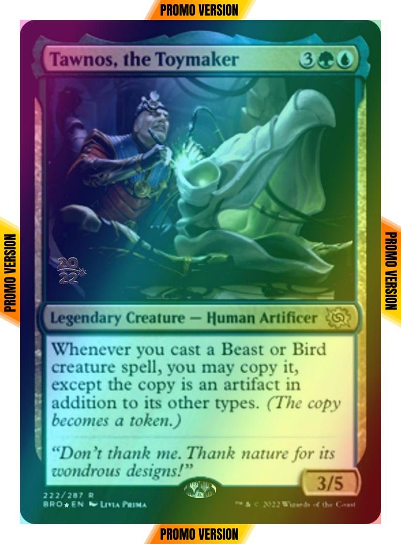 Tawnos, the Toymaker [222s] [Prerelease] [The Brothers' War: Promos] [Foil]