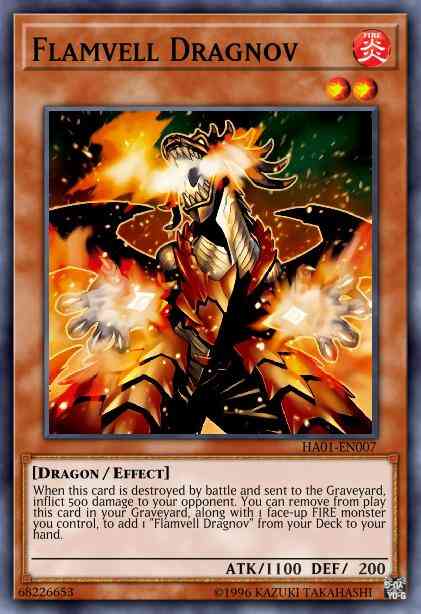 Flamvell Dragnov - HA01-EN007 - Super Rare - Unlimited