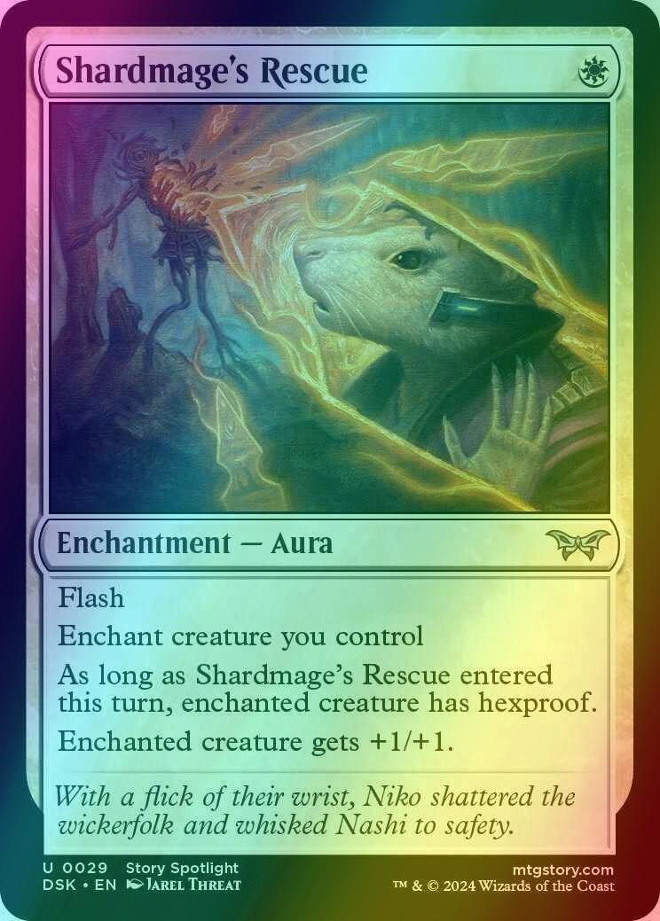 Shardmage's Rescue [29] [Duskmourn: House of Horror] [Foil]