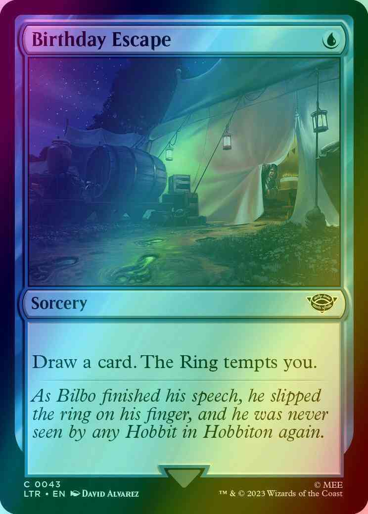Birthday Escape [43] [The Lord of the Rings: Tales of Middle-earth] [Foil]