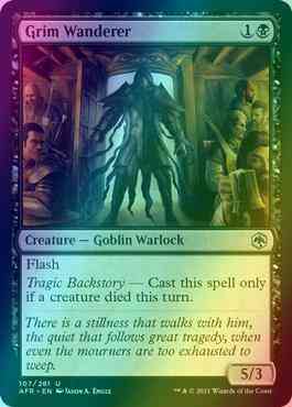Grim Wanderer [107] [Adventures in the Forgotten Realms] [Foil]