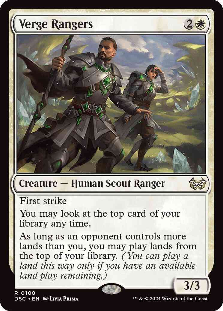 Verge Rangers [108] [Duskmourn: House of Horror: Commander] [Non-Foil]