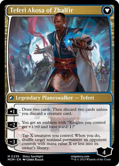 Invasion of New Phyrexia // Teferi Akosa of Zhalfir [239] [March of the Machine] [Non-Foil]