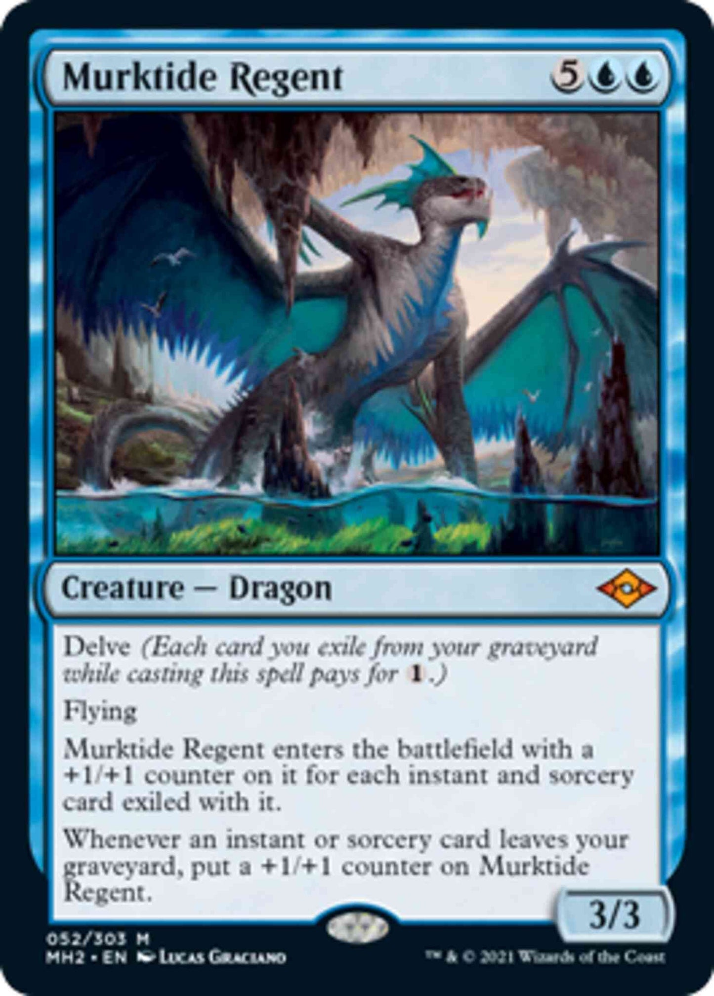Murktide Regent [52] [Modern Horizons 2] [Non-Foil]
