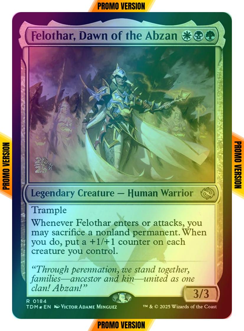Felothar, Dawn of the Abzan [184s] [Prerelease] [Tarkir: Dragonstorm: Promos] [Foil]