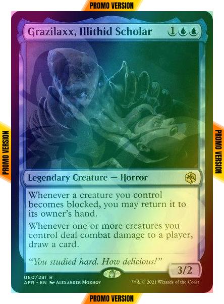Grazilaxx, Illithid Scholar [60x] [Ampersand] [Adventures in the Forgotten Realms Promos] [Foil]