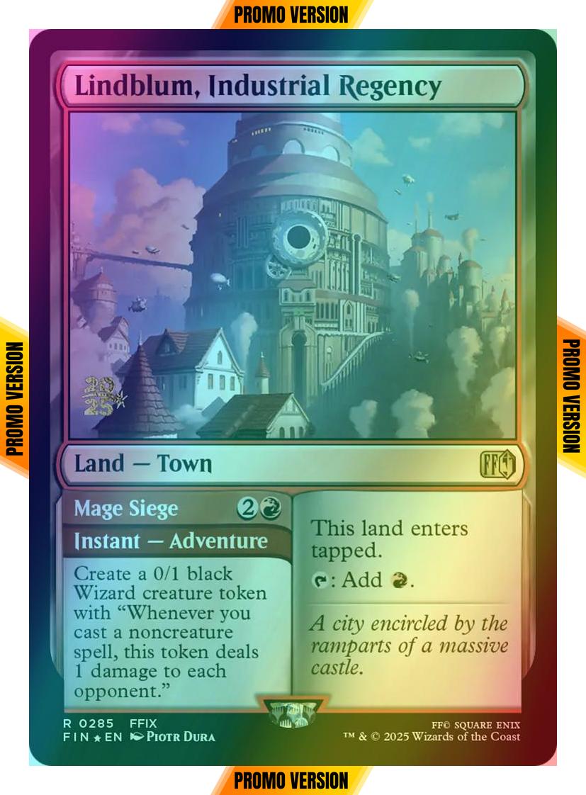 Lindblum, Industrial Regency // Mage Siege [285s] [Prerelease] [FINAL FANTASY: Promos] [Foil]