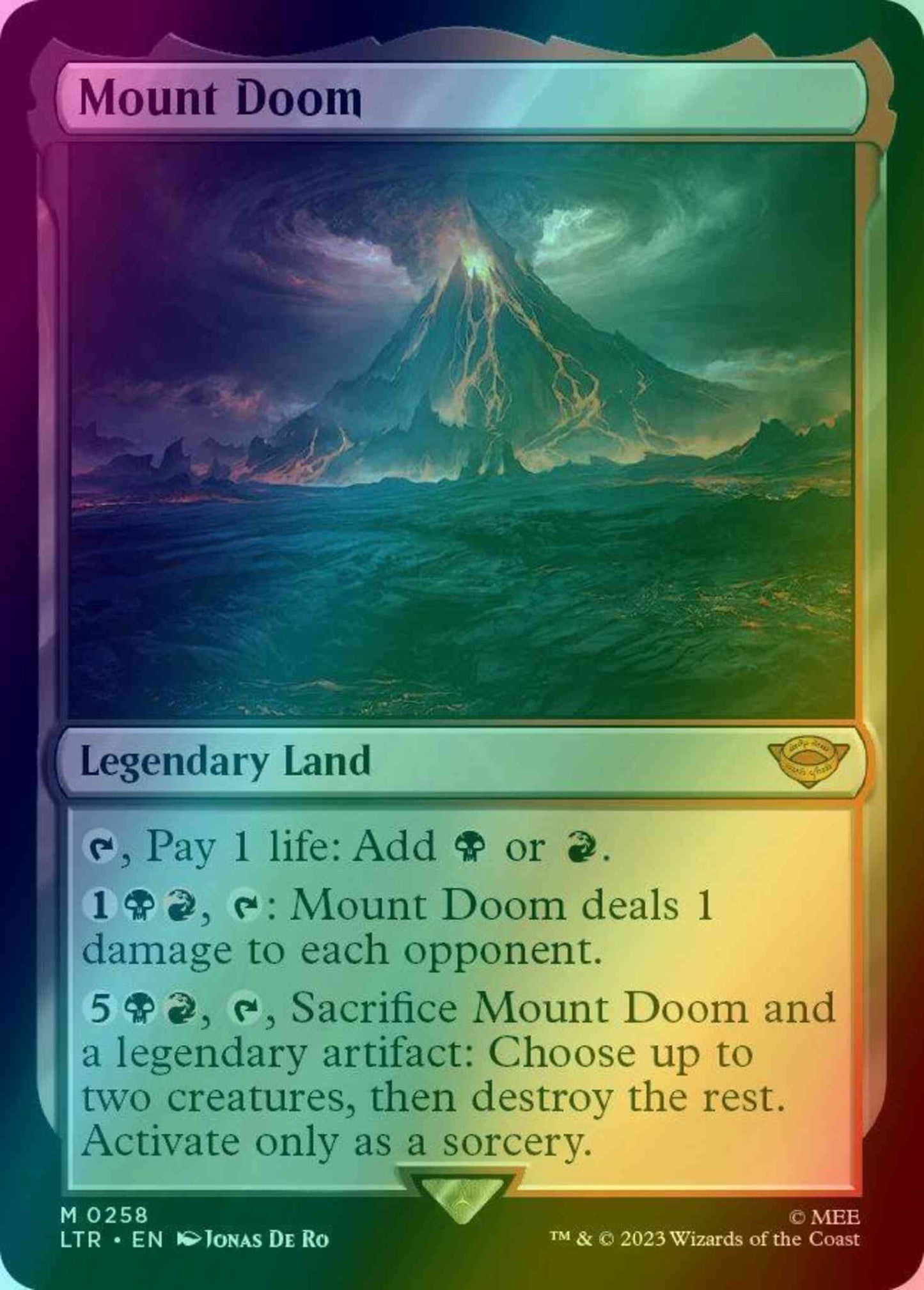 Mount Doom [258] [The Lord of the Rings: Tales of Middle-earth] [Foil]