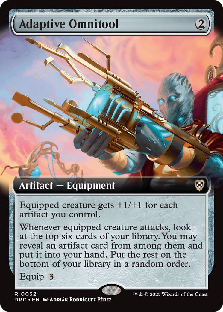 Adaptive Omnitool [32] [Extended Art] [Aetherdrift: Commander] [Non-Foil]