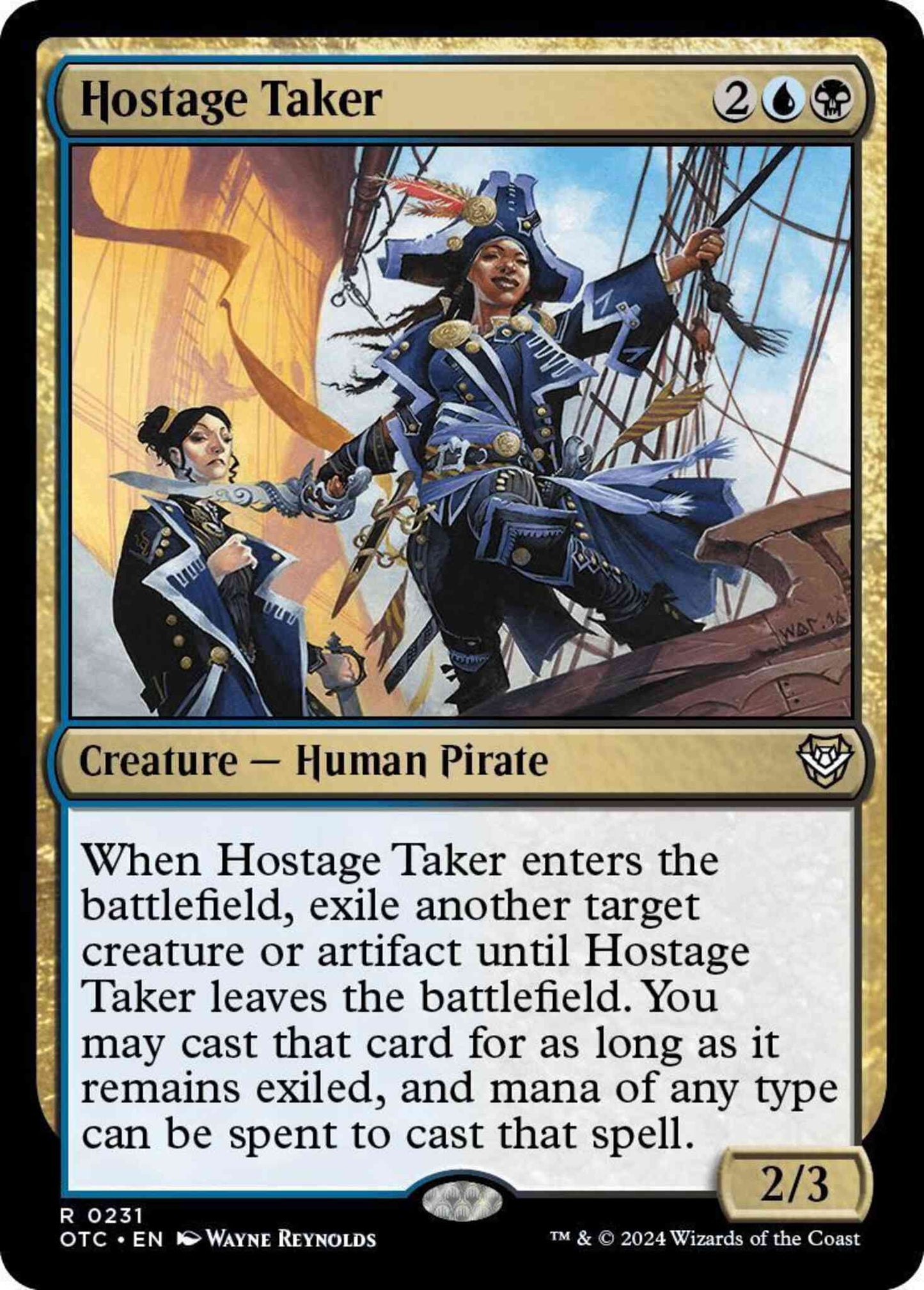 Hostage Taker [231] [Outlaws of Thunder Junction: Commander] [Non-Foil]