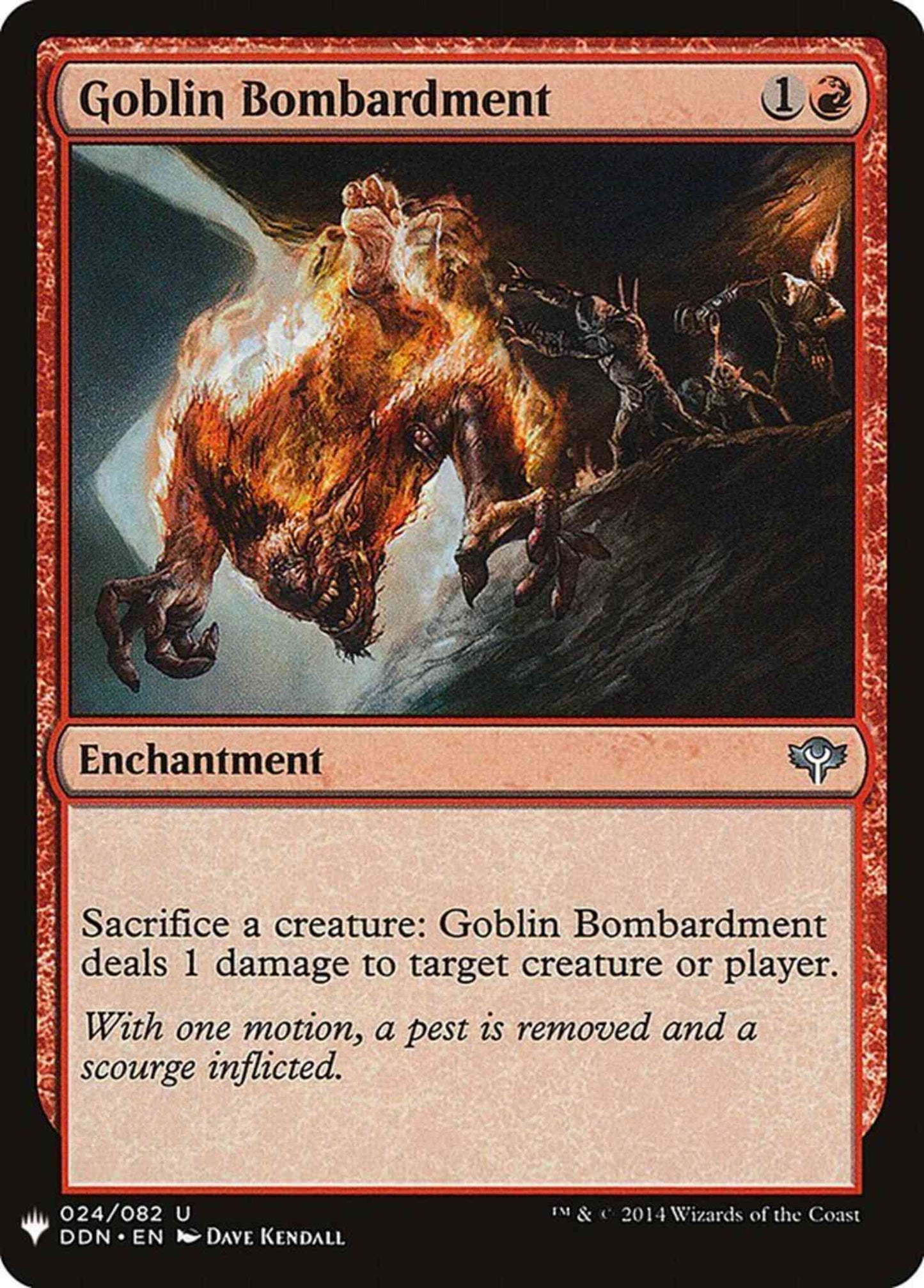 Goblin Bombardment [DDN-24] [The List] [Non-Foil]