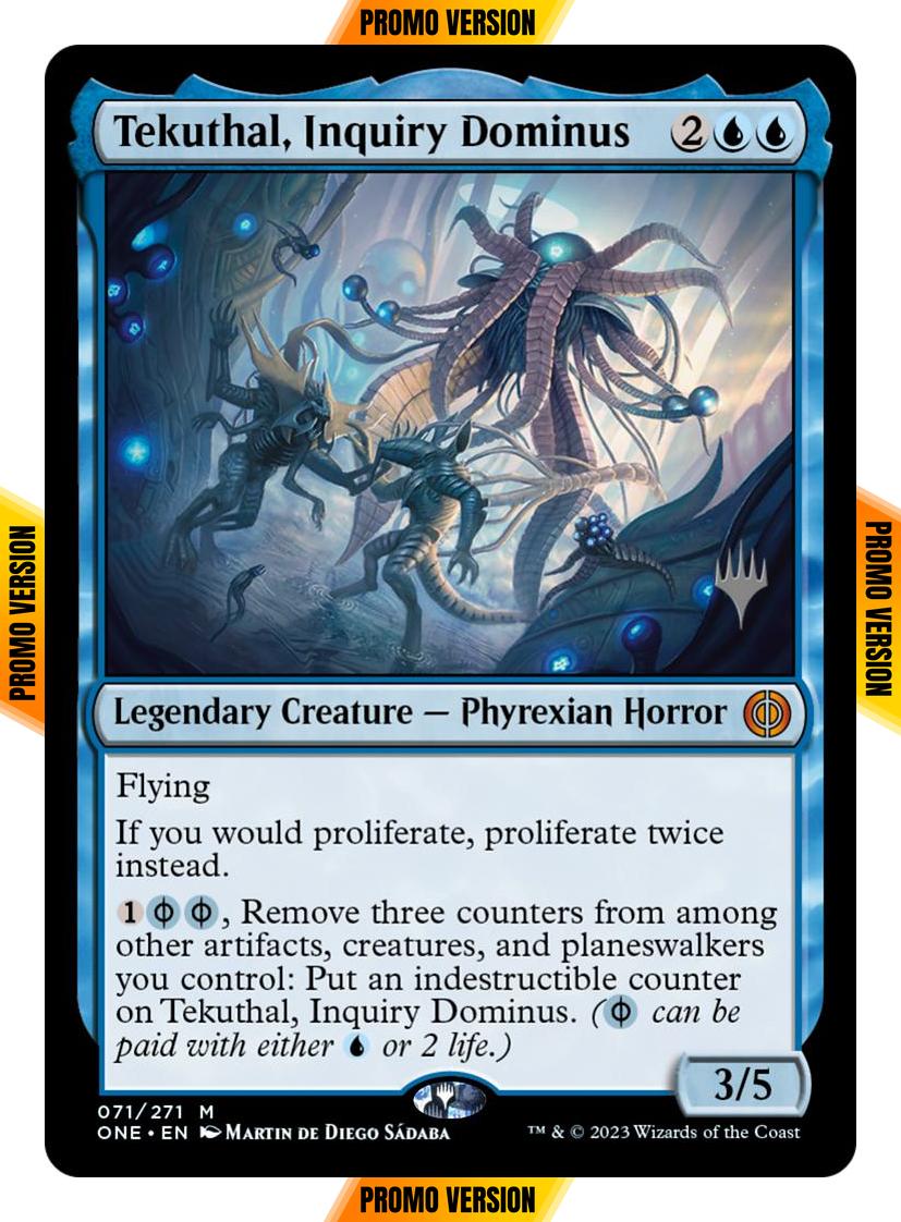 Tekuthal, Inquiry Dominus [71p] [Promo Pack] [Phyrexia: All Will Be One: Promos] [Non-Foil]