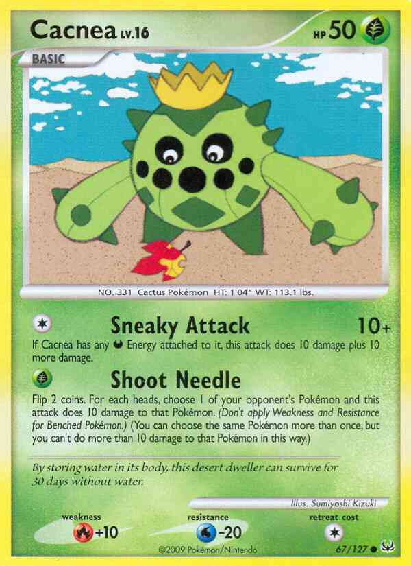 Cacnea - 67/127 - Common [pl1-67] [Reverse Holo]