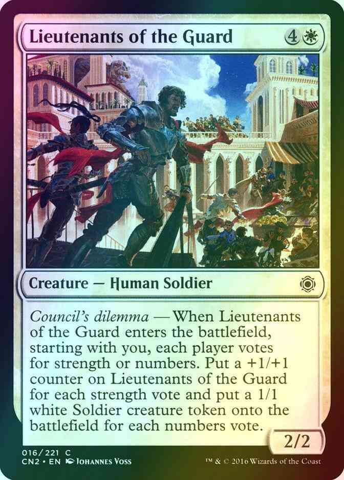 Lieutenants of the Guard [16] [Conspiracy Take The Crown] [Foil]