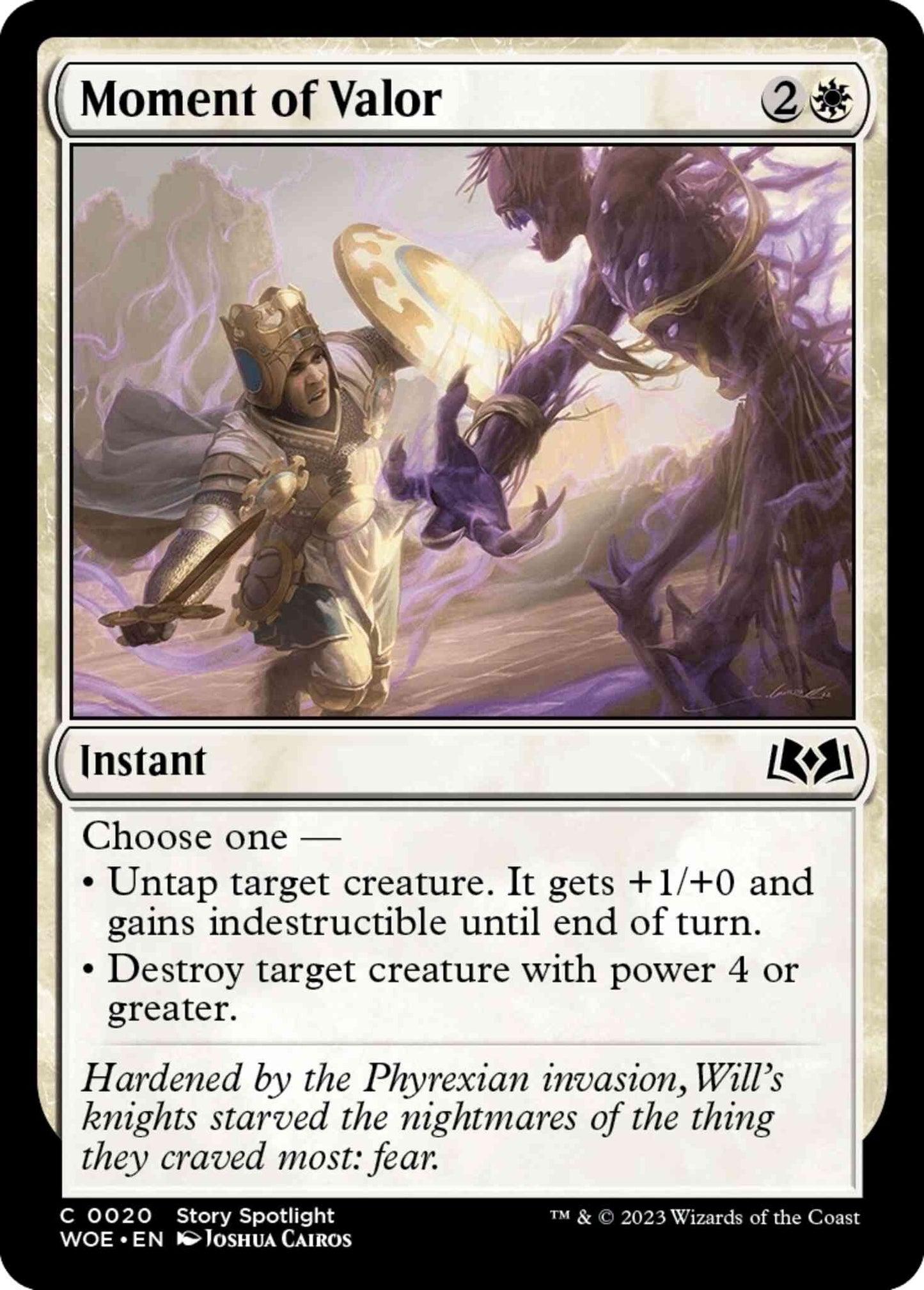 Moment of Valor [20] [Wilds of Eldraine] [Non-Foil]