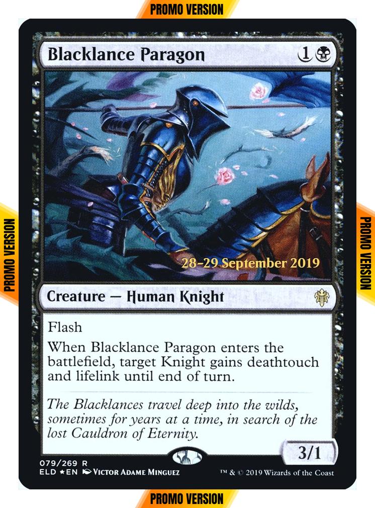 Blacklance Paragon [79s] [Throne of Eldraine Promos] [Foil]