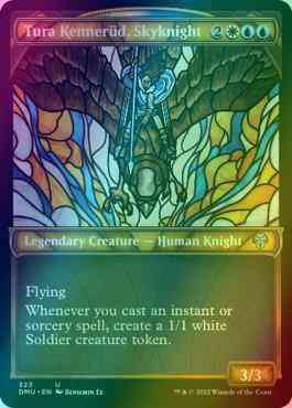 Tura Kennerüd, Skyknight [323] [Stained Glass Showcase] [Dominaria United] [Foil]