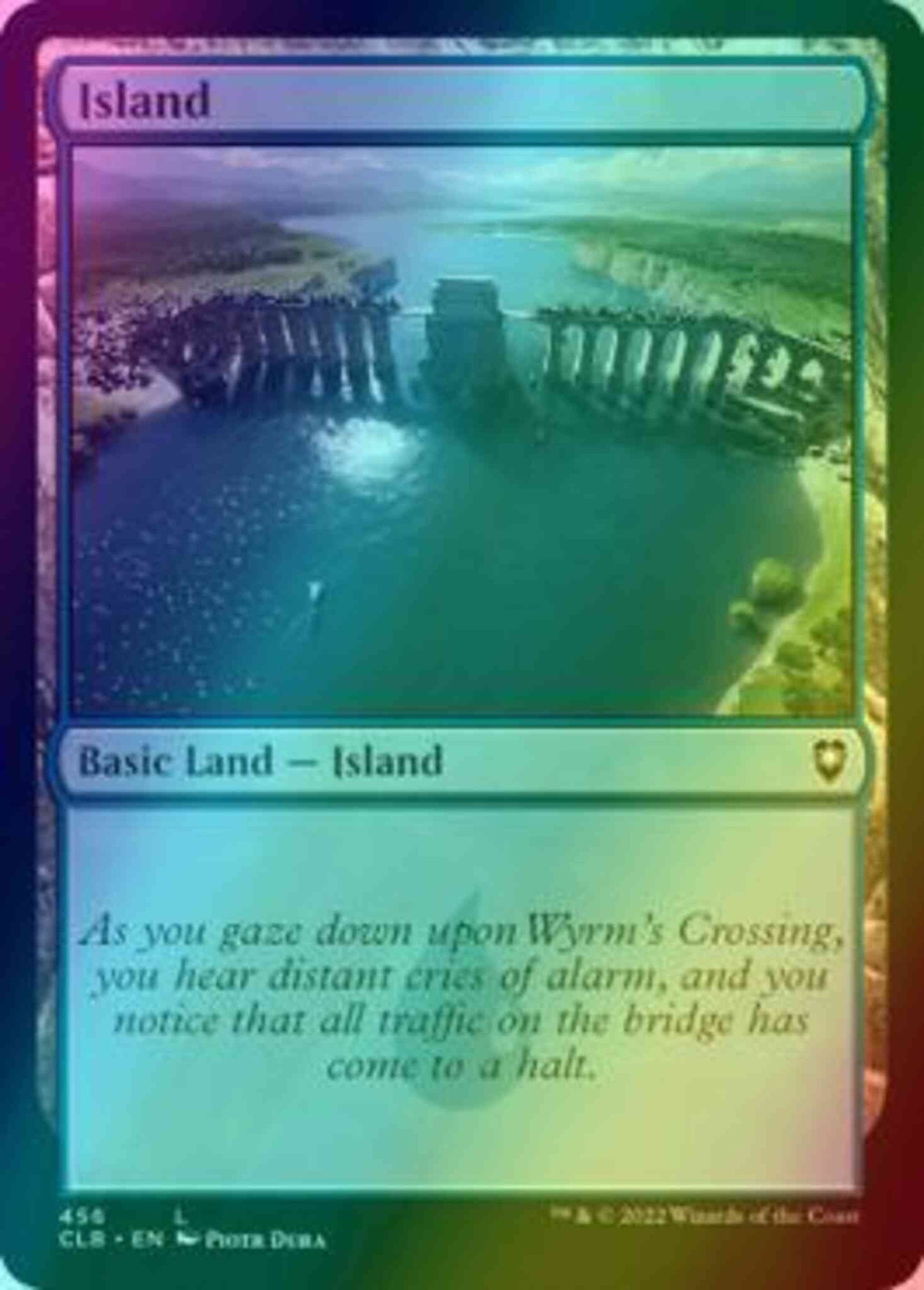 Island [456] [Commander Legends: Battle for Baldur's Gate] [Foil]