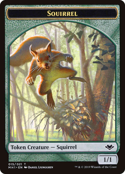 Squirrel Token (15) // Zombie Token (07) [Modern Horizons Tokens] [Non-Foil]