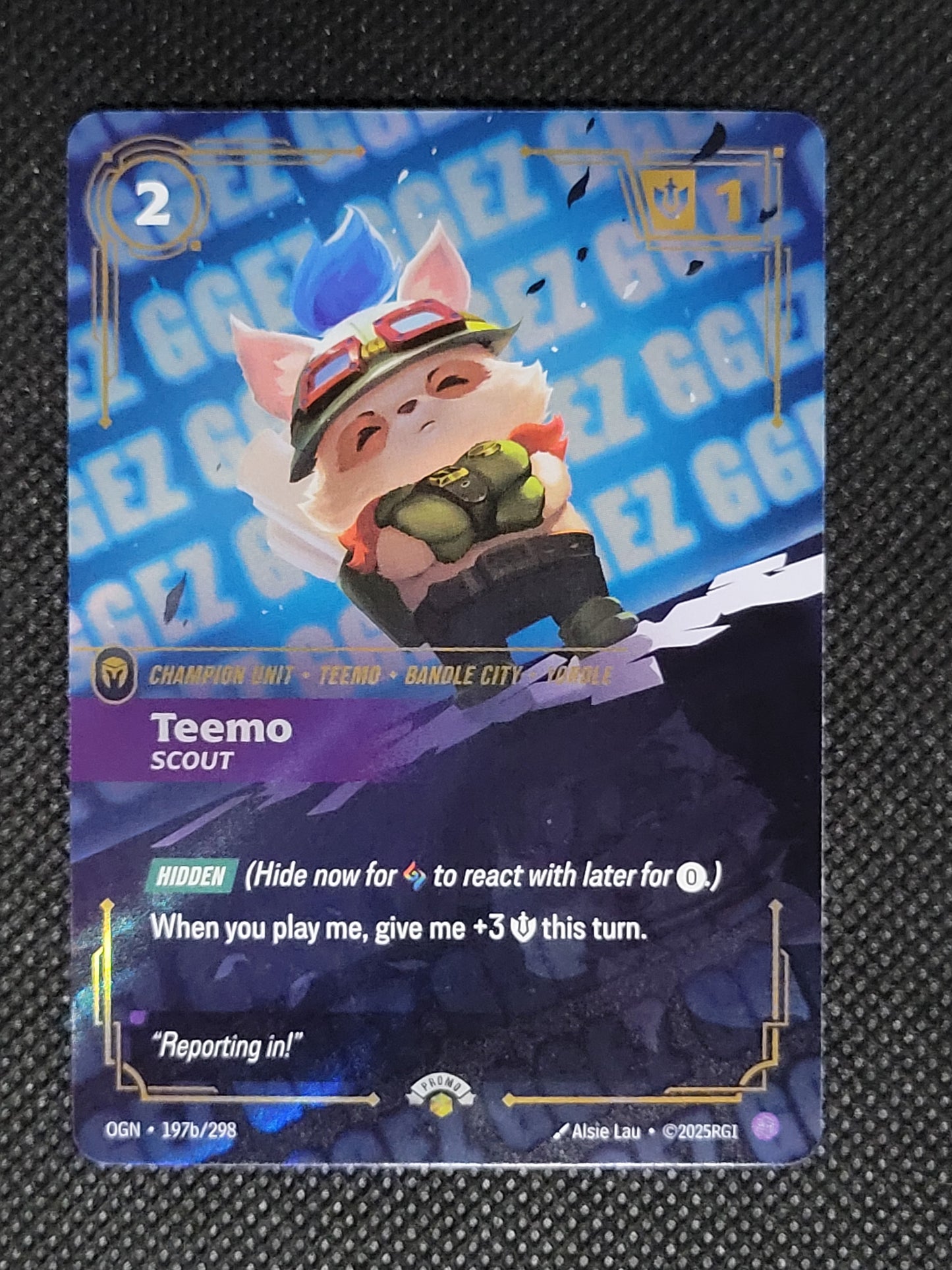 Teemo - Scout — GG EZ|Foil — ID 18734