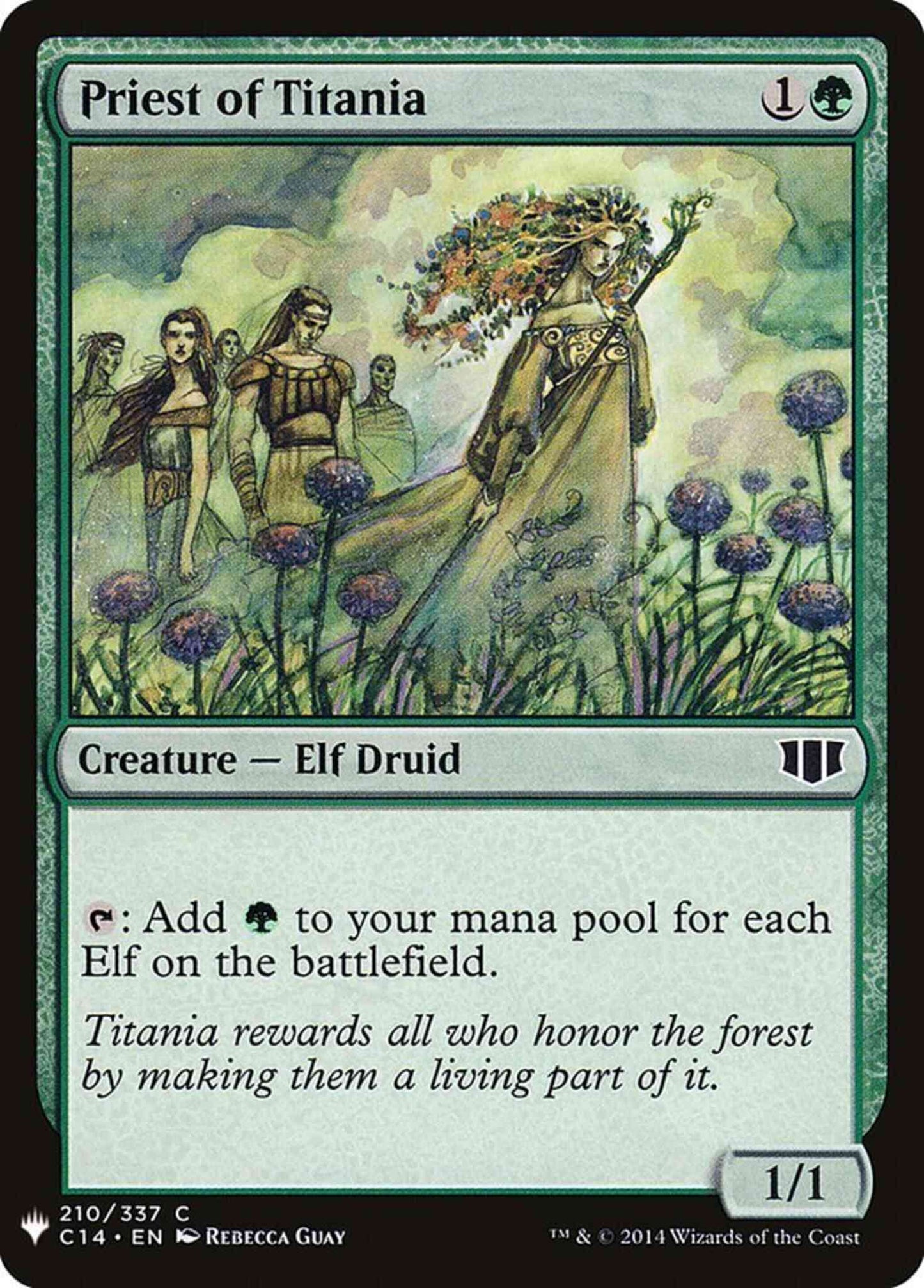 Priest of Titania [C14-210] [The List] [Non-Foil]