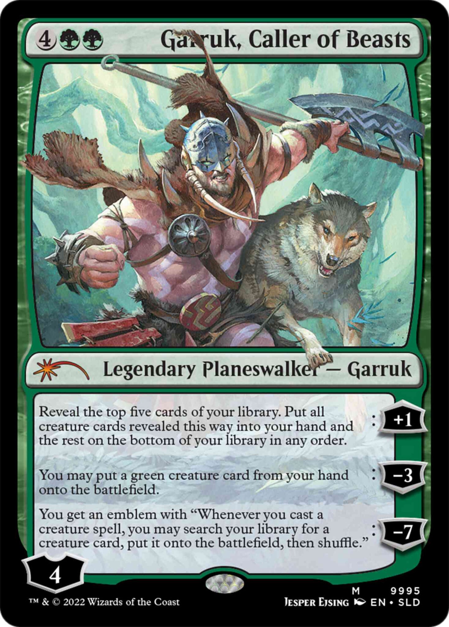 Garruk, Caller of Beasts [9995] [Left-Handed] [Secret Lair Drop] [Non-Foil]