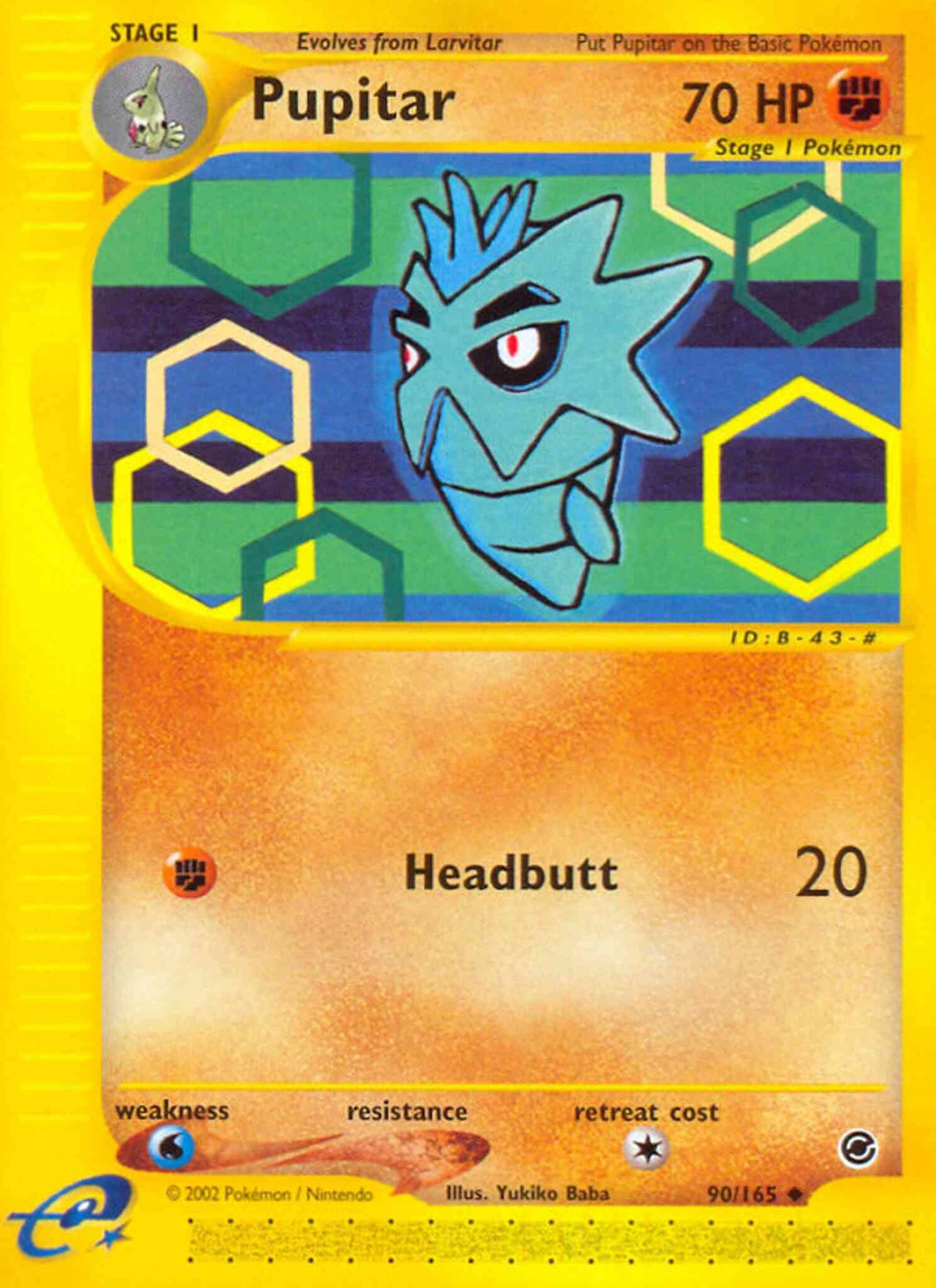 Pupitar - 90/165 - Uncommon [ecard1-90] [Non-Holo]