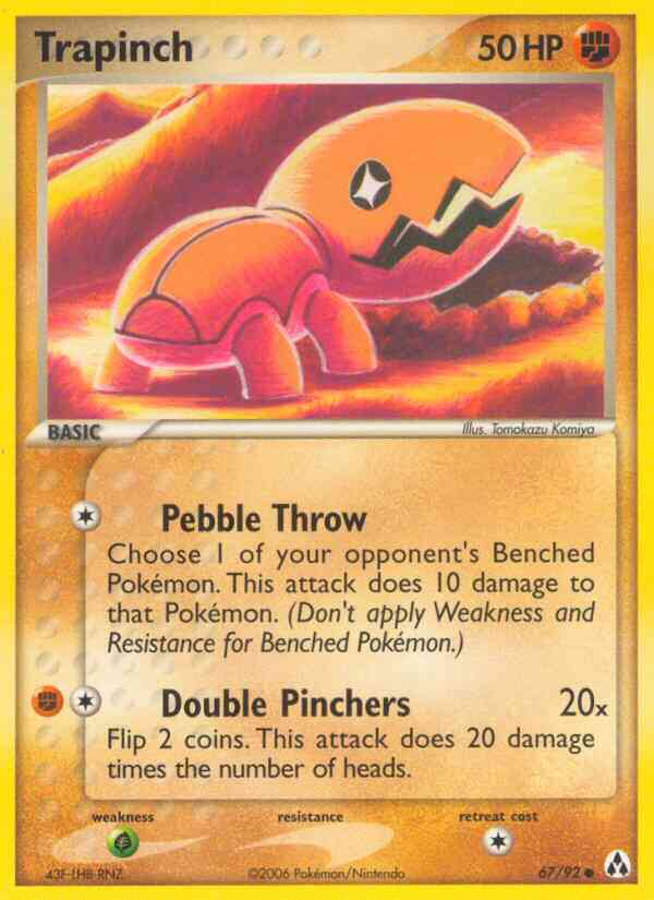 Trapinch - 67/92 - Common [ex12-67] [Non-Holo]